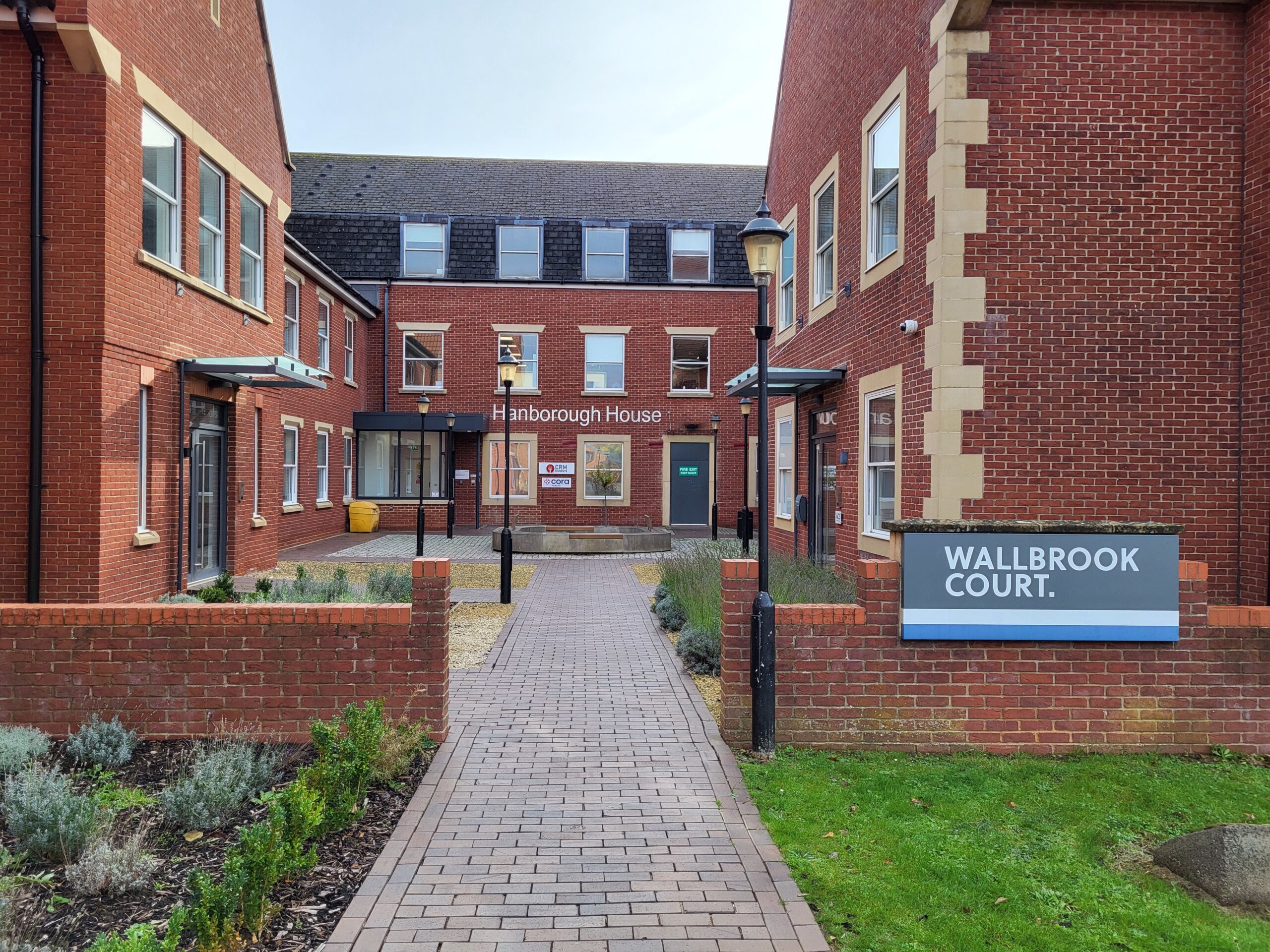 A photo of the outside of Hanborough House