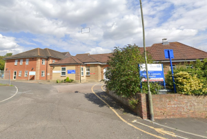 A photo of the outside of Wantage Community Hospital