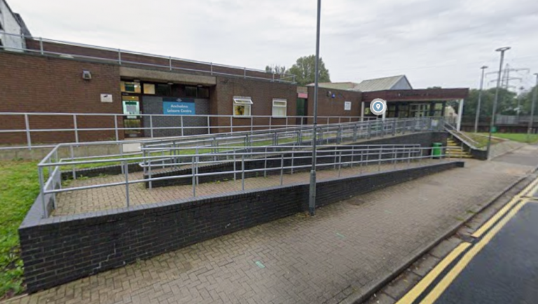 A photo of the outside of Ancholme (Brigg) Leisure Centre