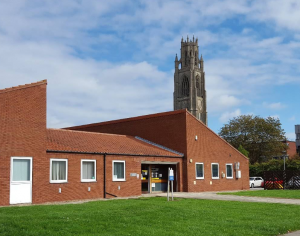 A photo of the outside of Boston Health Clinic