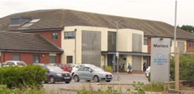 A photo of the outside of Marisco Medical Centre
