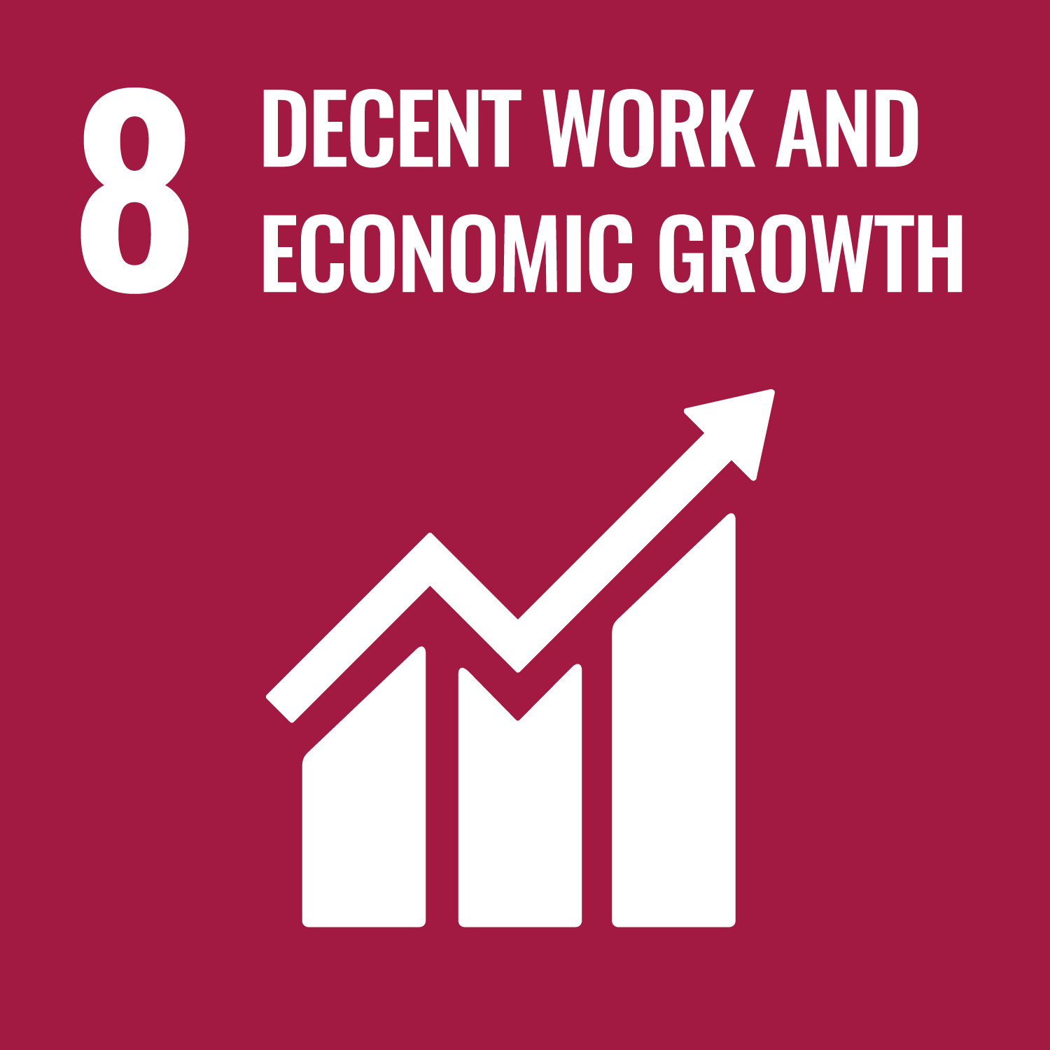 UN Social Development Goal 8. Decent work and economic growth
