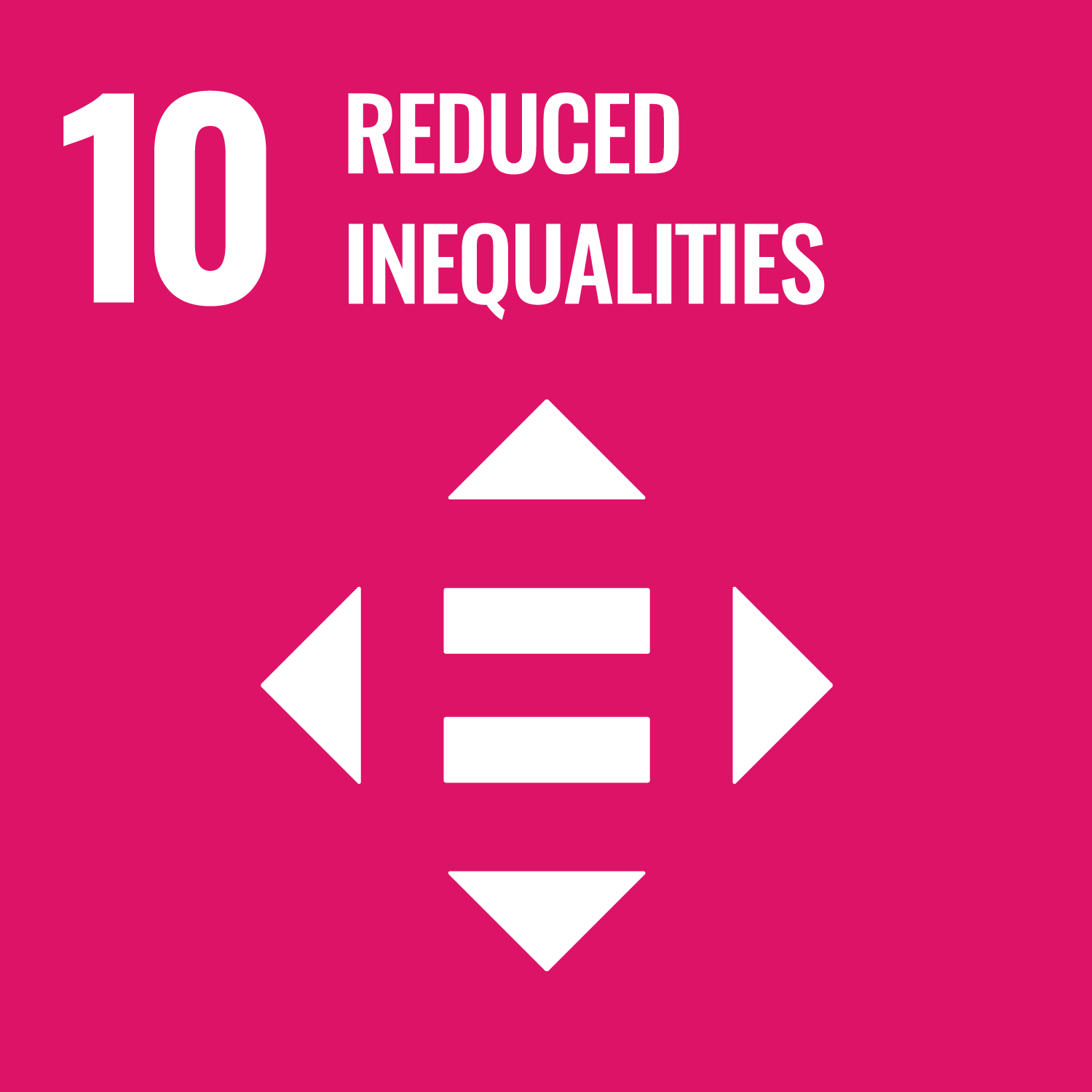 UN Social Development Goal 10. Reduced inequalities