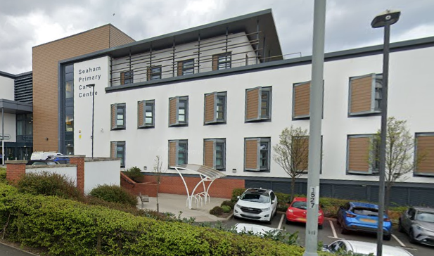 A photo of the outside if Seaham Primary Care Centre