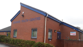 A photo of the outside of the grange centre