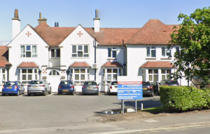 A photo of the outside of Skegness Hospital