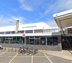 A photo of the outside of Blyth sports Centre