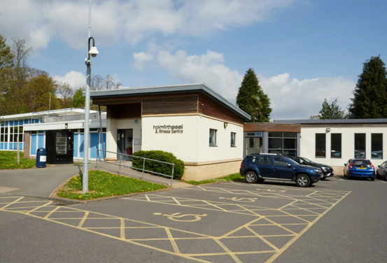 A photo of the outside of Holmfirth Pool & Fitness Centre