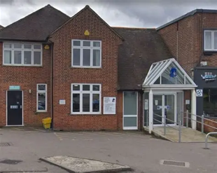 Outside of North Street medical care, redbrick