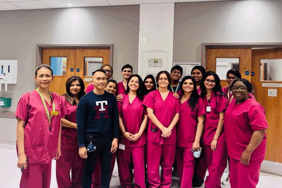 Group shot of endoscopy team