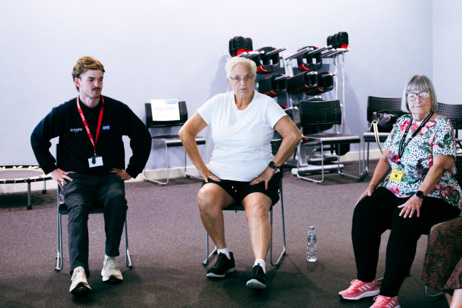 Group exercise class